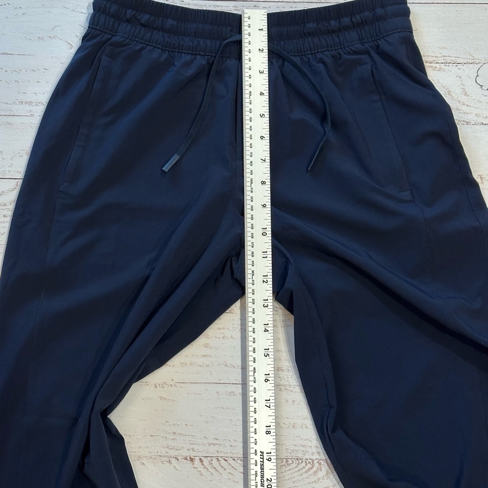 Athleta Arrival Ankle Straight Pants, Navy Blue, Size 4P - Picture 10 of 14